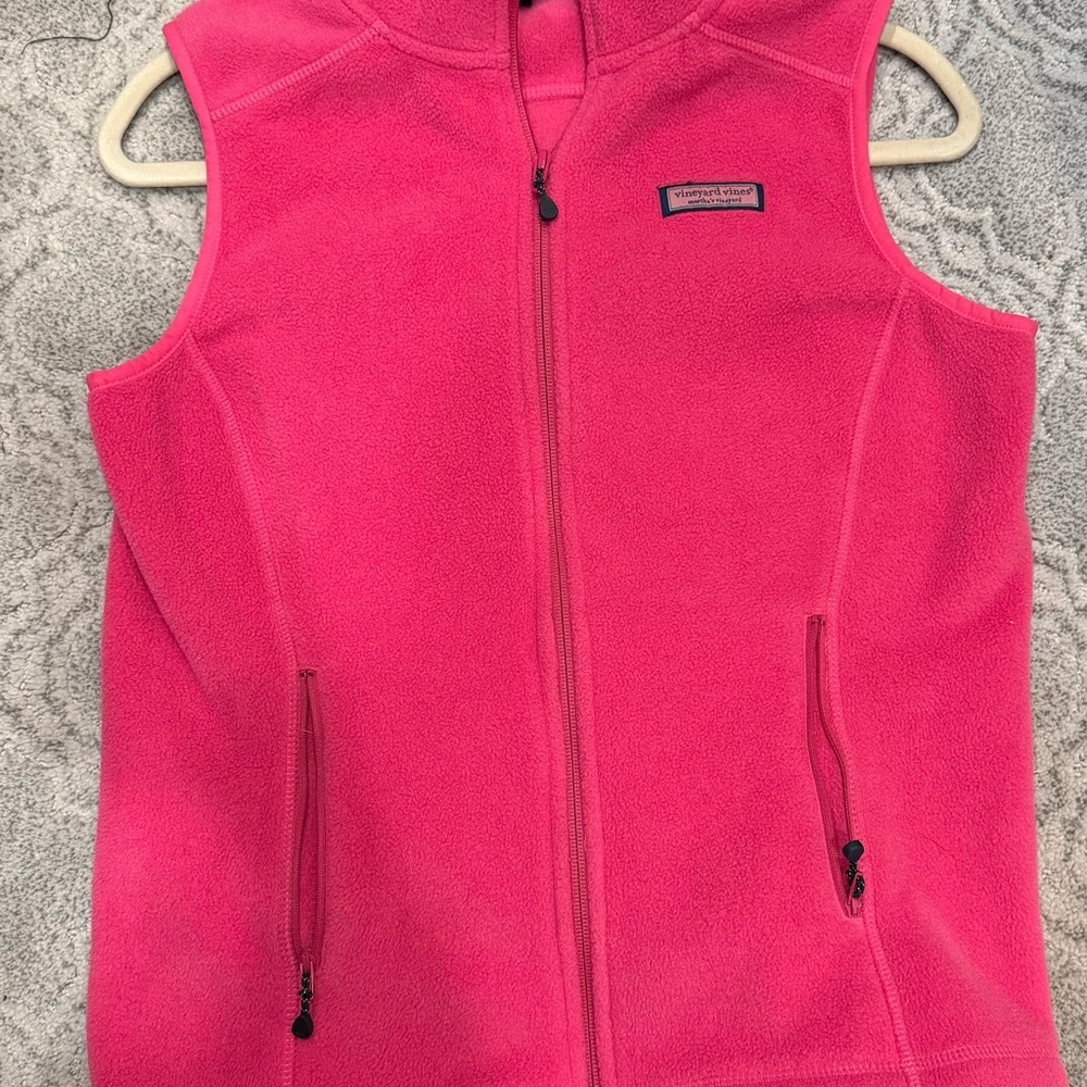 Women’s Pink Fleece Vest